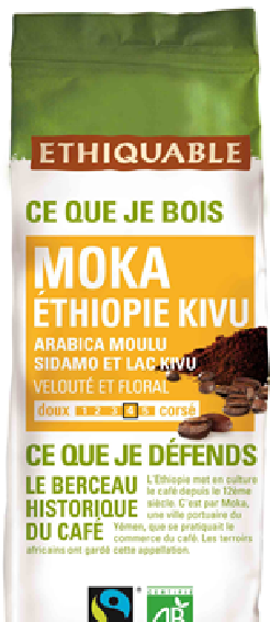 Café moka Ethiopie 250 g Bio