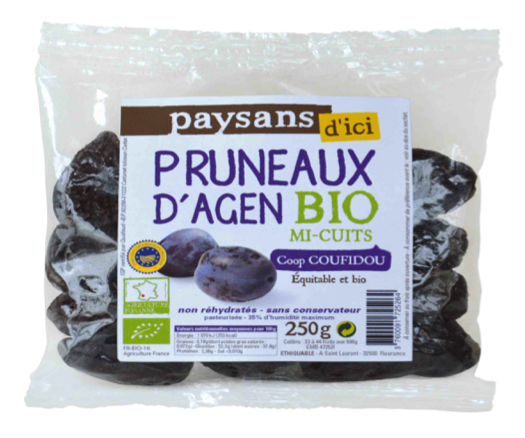 Pruneaux d'Agen 250g Bio