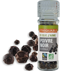 Poivre noir du Kérala BIO 55g