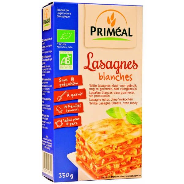 Lasagnes blanches 250gr Bio