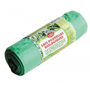 Sacs poubelles éco-plastiques 50 L x 20 