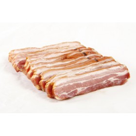 Poitrine fumée sous vide  PRIX AU KG  