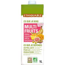 Jus multifruits bio 1 L