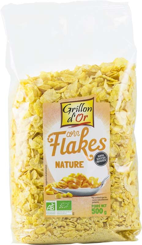 Corn flakes nature sans sucre ajouté 500 g Bio