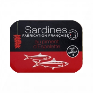 Sardines au piment d'Espelette 115g