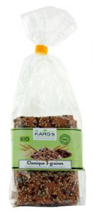 Crackers 3 graines 200 g Bio