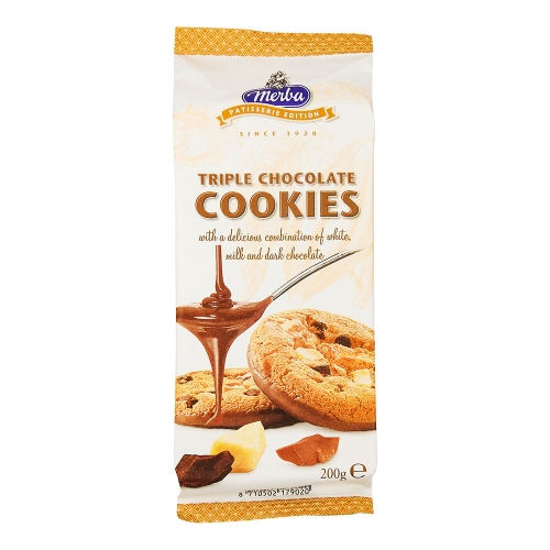 Biscuit cookies triple chocolat 200 g