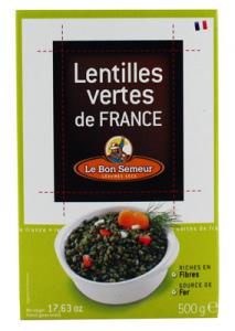 Lentilles vertes 500 g