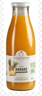 Jus d'ananas 75 cl Bio