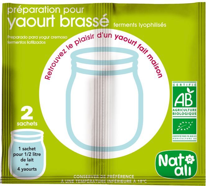 Ferment yaourt brassé 2 x 6 g Bio