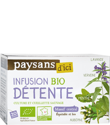Infusion Détente du Massif Central 30g Bio