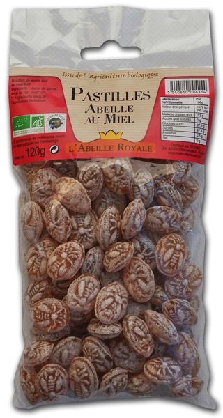 Pastilles au miel 120 g Bio