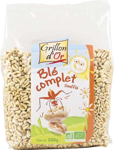Blé complet soufflé 200 g Bio