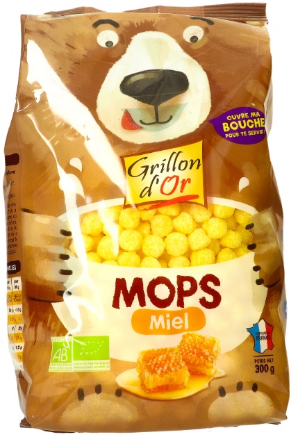 Céréales mops miel 300g Bio