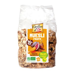 Muesli fruits secs 1 kg Bio