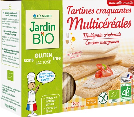 Tartines multi céréales sans gluten 150 g Bio
