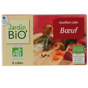 Bouillon cube boeuf 8 x 10 g Bio 