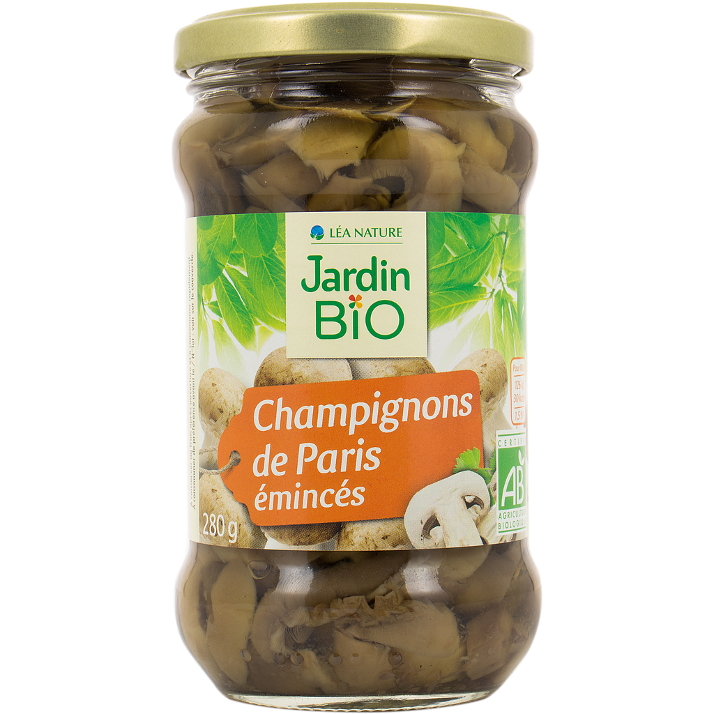 Champignons de Paris émincés 280 g Bio