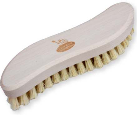 Brosse à linge en S mi-dure fibres végétales