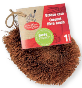 Brosse coco fibres végétales