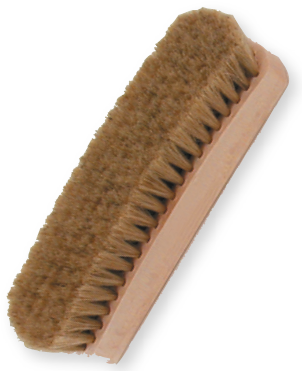 Brosse à reluire claire fibres animales