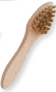 Brosse à cirer claire fibres animales