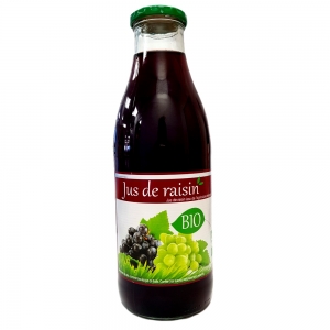 Jus de raisin rouge 75 cl Bio