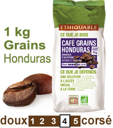 Café en grains Honduras 1 kg Bio
