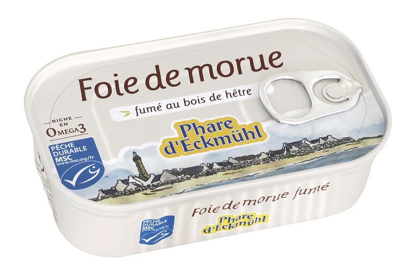 Foie de morue fumé 121 g