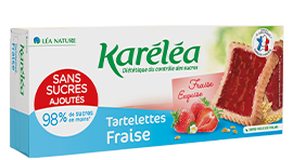 Biscuit tartelette fraise sans sucres ajoutés 145 g