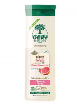 Shampoing argile pamplemousse détox 250 ml