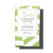 Savon citron &amp; romarin Le Gecko 100 g Bio
