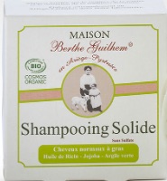 Shampoing solide cheveux normaux à gras 100 g Bio