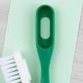 Manche de brosse à dents vert d'eau rechargeable 