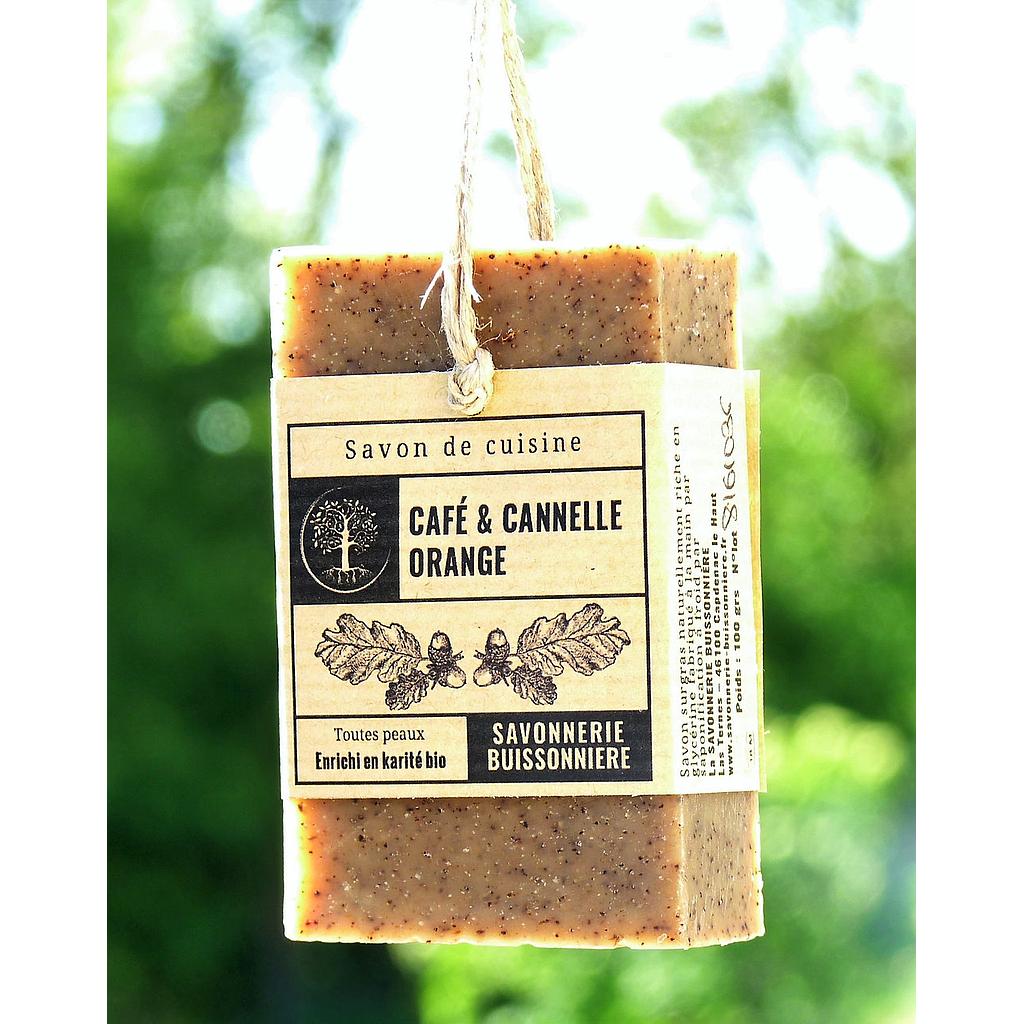 Savon cuisine café cannelle-orange 100 g Bio