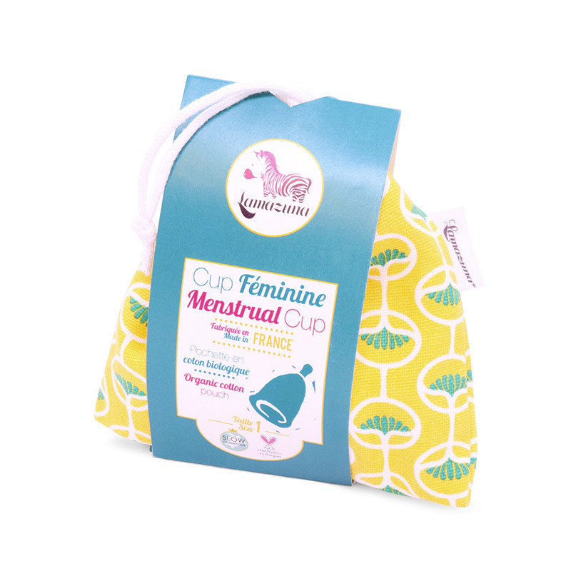 Cup féminine taille 2 pochette jaune