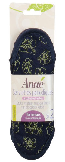 Serviettes lavables mini hibiscus X 2 Bio