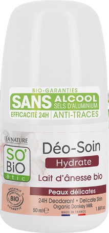 Déodorant bille lait d'ânesse 50 ml Bio