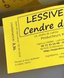 Lessive cendre de bois 2.5 l Bio