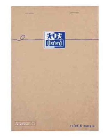 Bloc notes A4 recyclé (quadrillé ou ligné) 160 pages