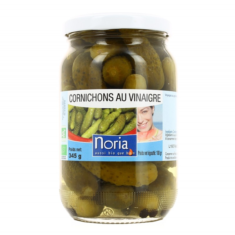 Cornichons au vinaigre 345 g Bio