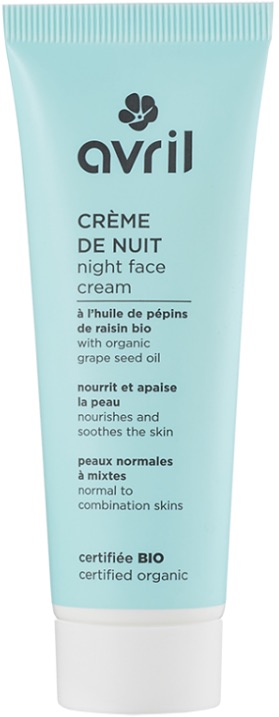 Crème de nuit visage peau sèche &amp; sensible 50 ml Bio