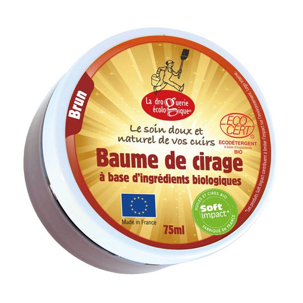 Baume cirage brun 75 ml