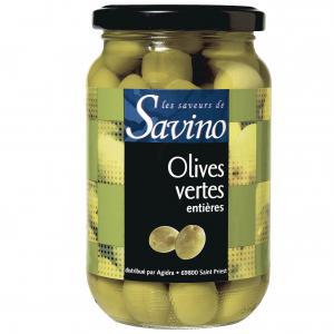 Olives vertes entières bocal 37 cl 