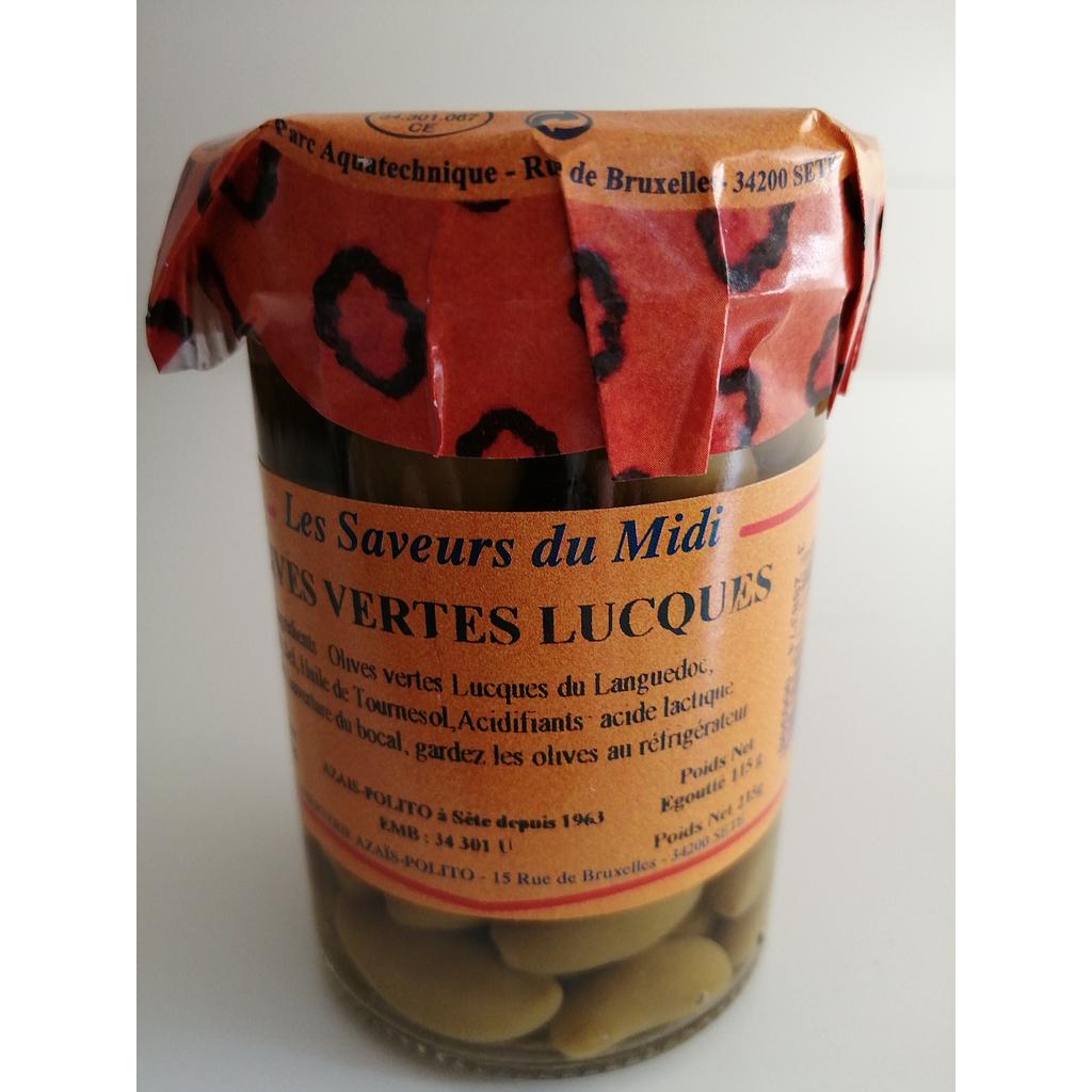Olives vertes Lucques du Languedoc 115 g