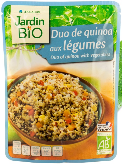Duo de quinoa aux légumes sachet express 250 g Bio