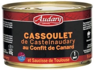 Cassoulet de Castelnaudary au confit de canard Audary 420 g
