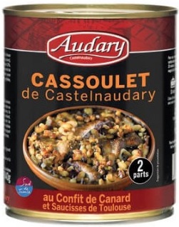 Cassoulet de Castelnaudary au confit de canard Audary 840 g