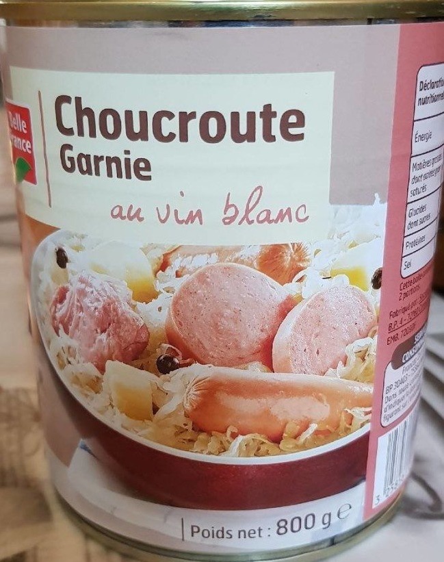 Choucroute garnie 800 g