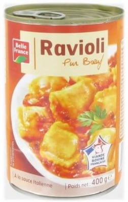Raviolis pur boeuf 400 g